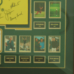 2006年 美国大师赛24位历届冠军球手签名果岭旗 Tiger Woods签名卡
