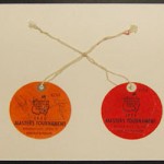 1973和1975年大师赛练习轮签名门票