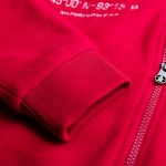万星威绒衣外套CGT5507-R386红色
